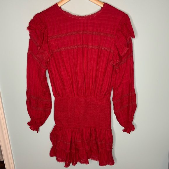 Stevie May Hold On Mini Dress NWT Small Red - Picture 2 of 7
